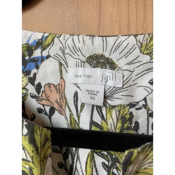 J. Jill | Love Linen Garden Floral Shift Dress | XS - Picture 6 of 6